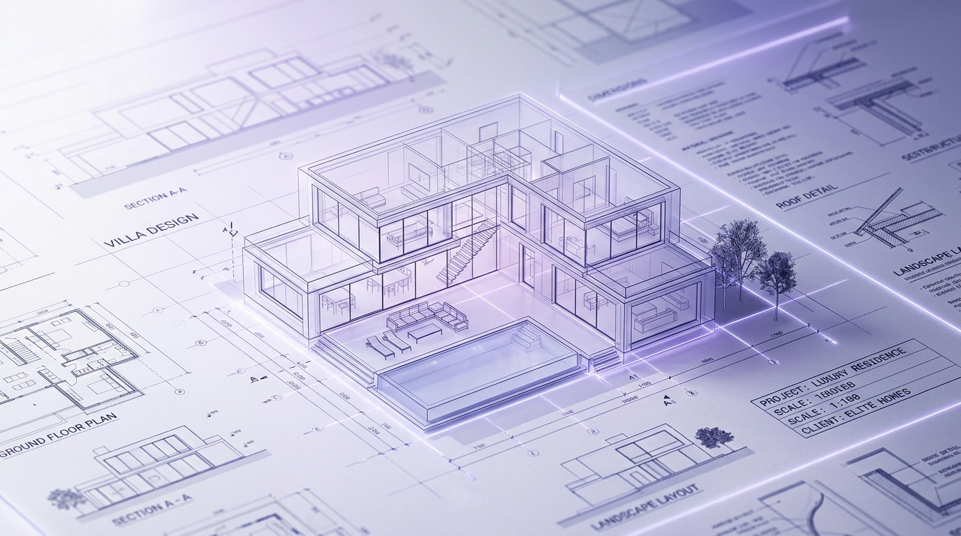 Architectural blueprint and engineering oversight